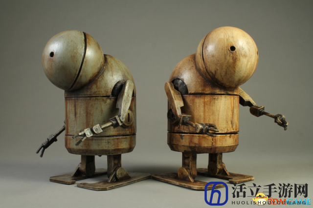 粉丝3D打印自制《尼尔：机械纪元》小机器人模型