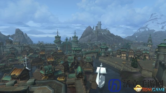 《魔兽世界》8.0联盟新主城预览 港口城市风景美