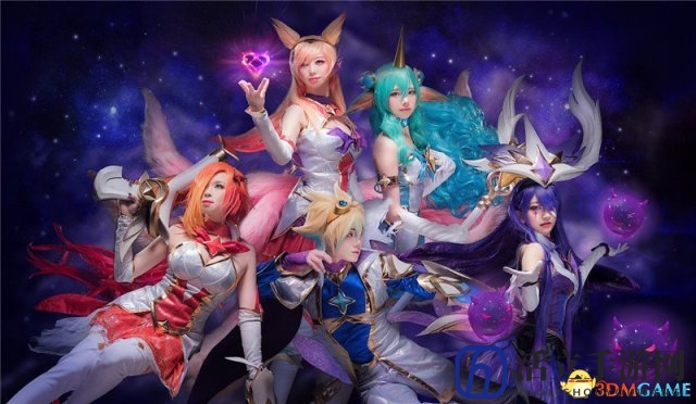 韩国美女COS《LOL》魔法少女 长腿细腰大胸神还原
