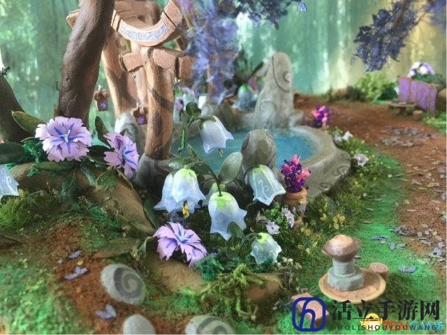 玩家手工还原《魔兽世界》梦境林地 月亮井会发光