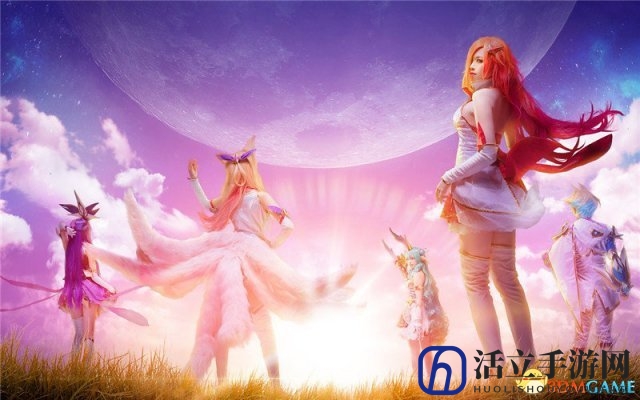 韩国美女COS《LOL》魔法少女 长腿细腰大胸神还原