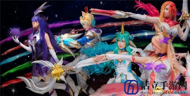 韩国美女COS《LOL》魔法少女 长腿细腰大胸神还原