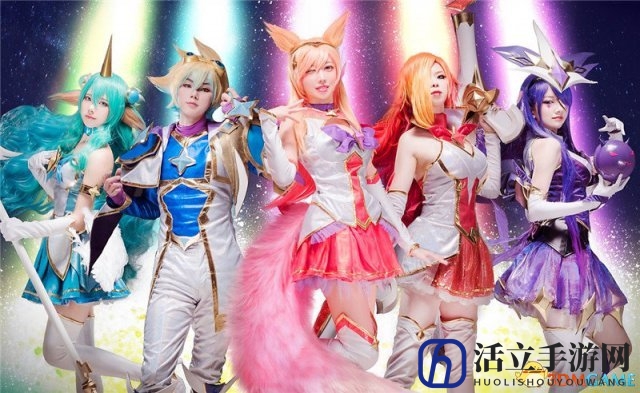 韩国美女COS《LOL》魔法少女 长腿细腰大胸神还原