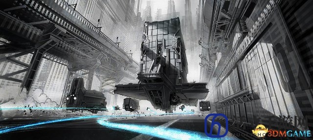 前《反重力赛车》美工展示精彩概念插画作品集