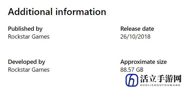 PS英国官方误导大众！《荒野大镖客2》PS4实际容量89.2GB