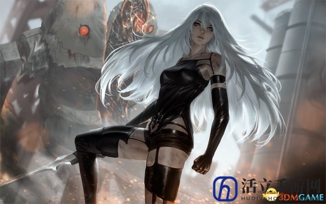 国外大触绘美女同人图！奶挺姐2B黑百合性感撩人