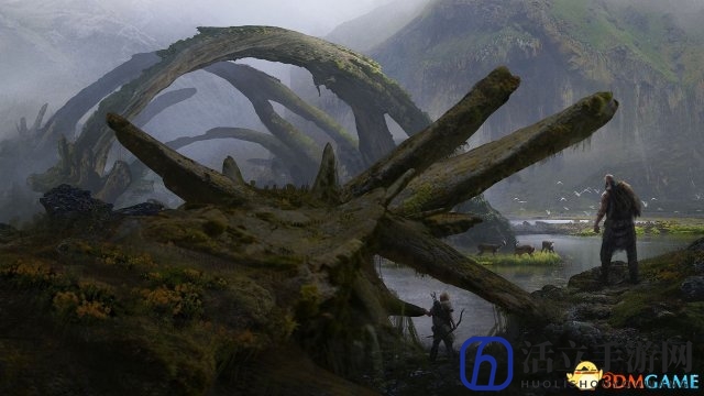 PS4大作《战神4》全新原画曝光 神秘古语等你发现