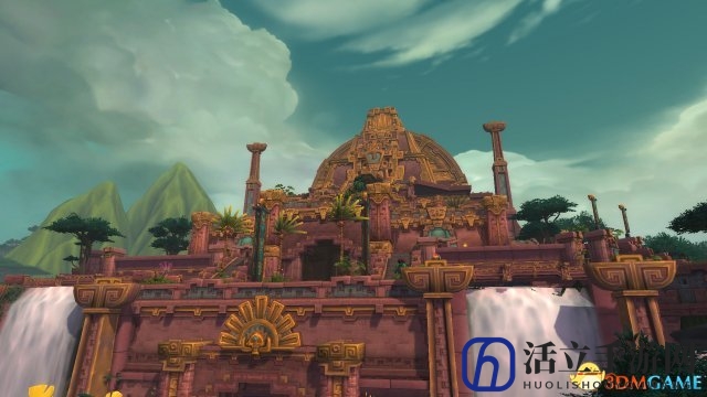 《魔兽世界》8.0部落新主城预览 依山傍水风景美