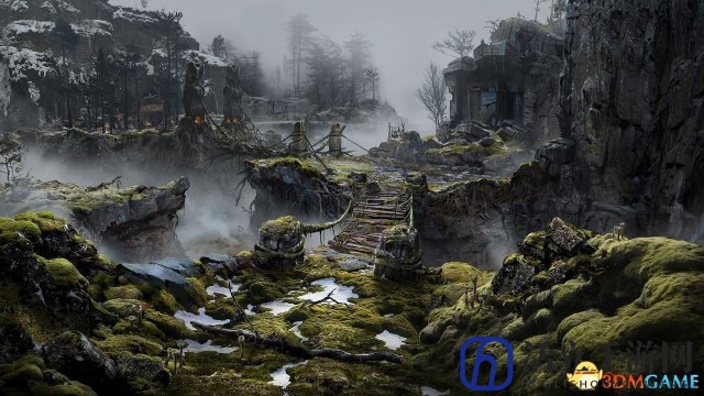 PS4大作《战神4》全新原画曝光 神秘古语等你发现