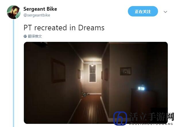 玩家在《梦境》Beta中还原《P.T.》回廊 获设计师称赞