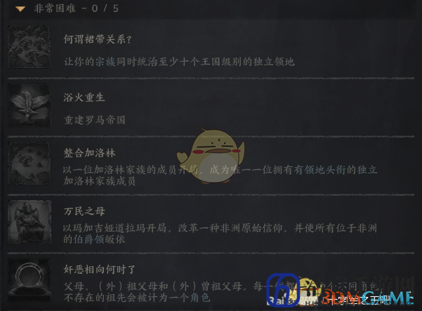 《十字军之王3》游戏全成就一览