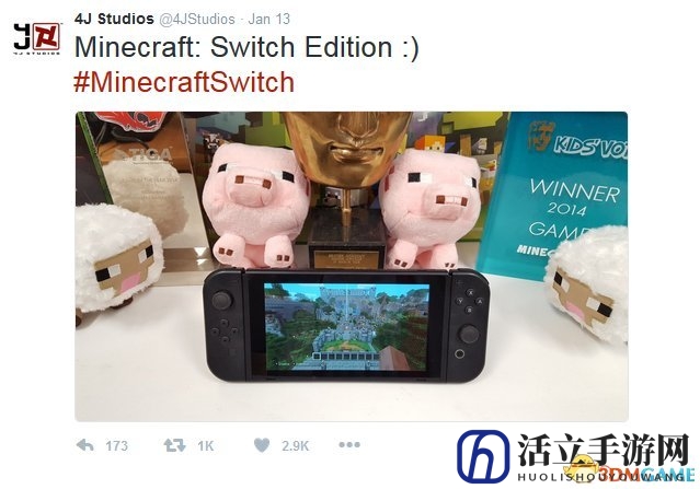 Switch线上eShop 《我的世界》销量上周登顶