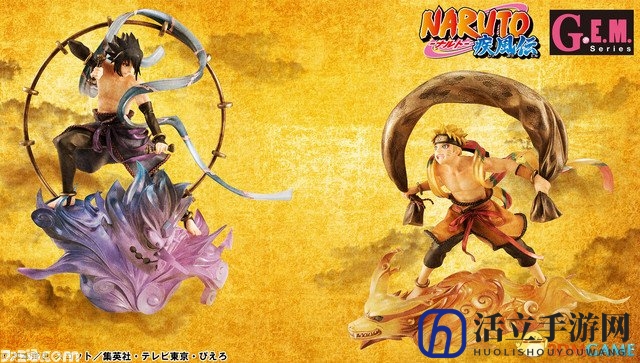 风雷双神！《火影忍者》鸣人&佐助飘逸驱神手办登场