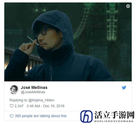 小岛秀夫推特发图回顾《合金装备2：自由之子》